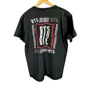 BTS Speak Yourself K-Pop Black Big Hit Entertainment T-Shirt - Size L